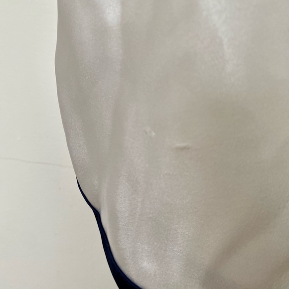 Vintage White Satin Slip - Picture 5 of 6